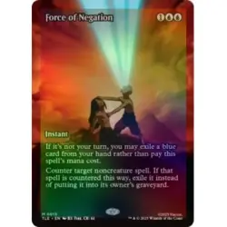 Foil Force Of Negation (borderless) M/NM MTG Avatar: The Last Airbender Eternal - Image 1