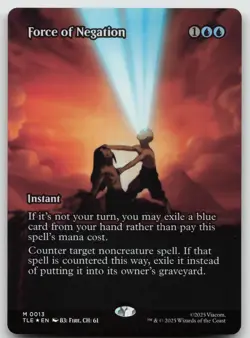 Force of Negation (Borderless) M Foil Avatar: The Last Airbender: Eternal 13 NM - Image 1