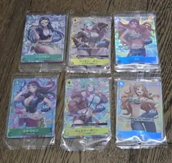 One Piece TCG EXCLUSIVE Asia Mini Tin Vol 2 Set Of 6 Promo Foil Cards (SEALED) - Image 2