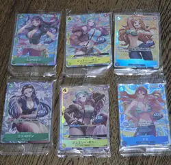 One Piece TCG EXCLUSIVE Asia Mini Tin Vol 2 Set Of 6 Promo Foil Cards (SEALED) - Image 3