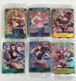 One Piece TCG EXCLUSIVE Asia Mini Tin Vol 2 Set of 6 Promo Foil Cards (SEALED) - Image 1