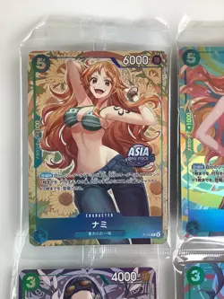 One Piece TCG EXCLUSIVE Asia Mini Tin Vol 2 Set of 6 Promo Foil Cards (SEALED) - Image 2