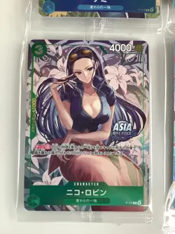 One Piece TCG EXCLUSIVE Asia Mini Tin Vol 2 Set of 6 Promo Foil Cards (SEALED) - Image 4