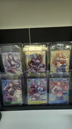 One Piece TCG EXCLUSIVE Asia Mini Tin Vol 2 Set of 6 Promo Foil Cards (SEALED) - Image 1
