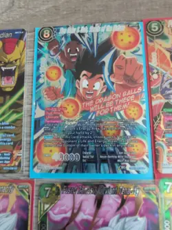 1 SCR, 2 SPR, 4 SR, EX, Pre Release Dragon Ball Super Masters CCG 18 Card Lot! - Image 2