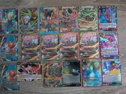 1 SCR, 2 SPR, 4 SR, EX, Pre Release Dragon Ball Super Masters CCG 18 Card Lot! - Image 4