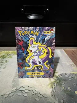 1997 POKEMON KANTO ATTACK Card #150 MEWTWO Peru Edition Foil - Image 1