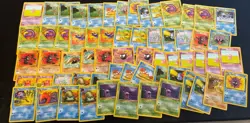 Pokemon Vintage Fossil Uncommon Common - Lot of 63 - Image 1