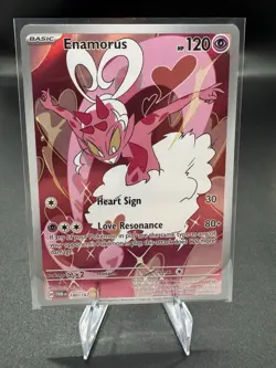 Enamorus Illustration Rare Holo - 180/167 - Twilight Masquerade Pokemon 2024 - Image 1
