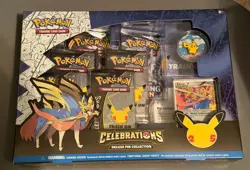 Pokemon Celebrations Deluxe Pin Collection Box Zacian X - Image 1