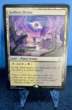 Godless Shrine 254-Rare-MTG Edge of Eternities-NM-Regular - Image 1