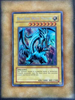 Yugioh Blue-Eyes White Dragon BPT-009 Secret Rare MP (1) - Image 1