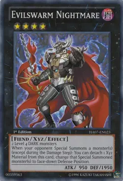 Yugioh! MP Evilswarm Nightmare - HA07-EN023 - Super Rare - 1st Edition Moderatel - Image 1