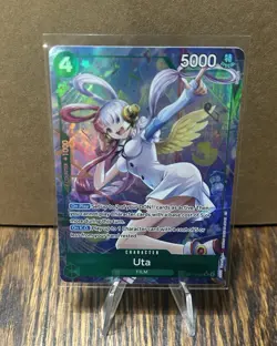 One Piece Uta OP13-023 Carrying on His Will Alt Art Foil 5000 Power - Image 1