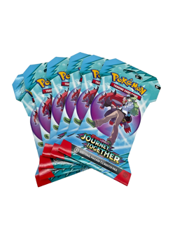 Lot of (6) Pokemon TCG Journey Together Sleeved Booster Packs SEALED - Image 1
