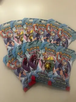 Pokemon TCG: Journey Together Sleeved Booster Pack - Factory Sealed Lot Of 11 - Image 2