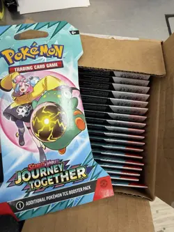 Pokemon TCG Journey Together Sleeved Booster Pack LOT of 24 Sealed Packs - Image 1