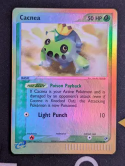Cacnea 57/100 Reverse Holo EX Sandstorm Pokemon 2003 NM - Image 1