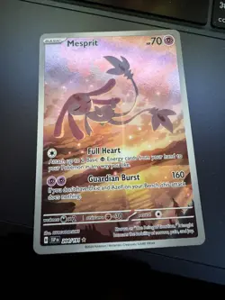 2024 Pokemon Mesprit Illustration Rare SV08: Surging Sparks 204/191 NM - Image 1