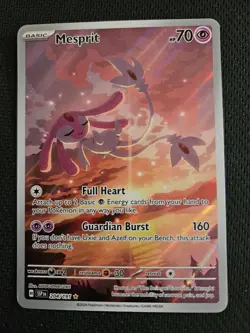 MESPRIT- #204/191 NM - ILLUSTRATION RARE - SURGING SPARKS - POKEMON ENGLISH - Image 1