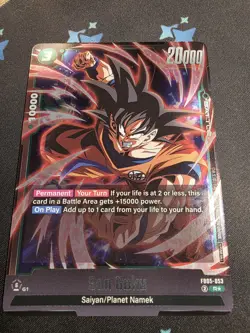 Son Goku FB05-053 Tournament Promo Prize Dragon Ball Card Fusion World - Image 1
