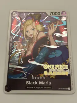 Black Maria (Judge Pack Vol. 7) OP11-089 One Piece Promotion Cards Foil - Image 1
