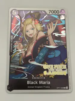 Black Maria (Judge Pack Vol. 7) OP11-089 One Piece Promotion Cards Foil - Image 2