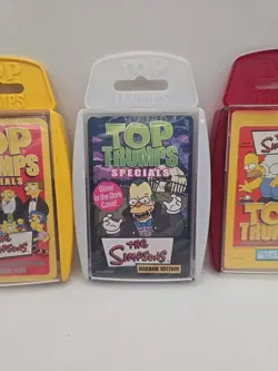 The Simpsons TOP TRUMPS Card Game Pack Of 3 BNIB - Image 3