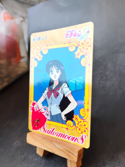 Sailor Mars - 294 - Sailor Moon S - Vintage 1995 Bandai Carddass Card - Image 2