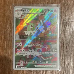 Pokemon Kirlia Illustration Rare Full Art Holo 086/198 SV01 English Card - Image 1