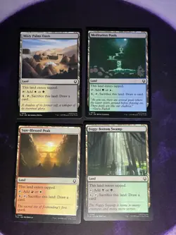 MTG * Enemy Draw Duel Land Avatar: The Last Airbender * 1X (4 Of 5 Colors) * NM - Image 1