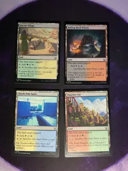 MTG * Allied Draw Duel Land Avatar: The Last Airbender * 1X (4 Of 5 Colors) * NM - Image 1