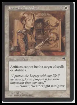 🛡 MTG Hanna’s Custody - Tempest - Rare (Regular) - Image 1
