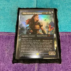 Aloy, Savior of Meridian Magic PlayStatin Secret Lair Bordrlss RainbowFoil #2221 - Image 3