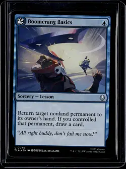 Boomerang Basics - 46 - Foil - TLA - NM - MTG Magic the Gathering - Image 1