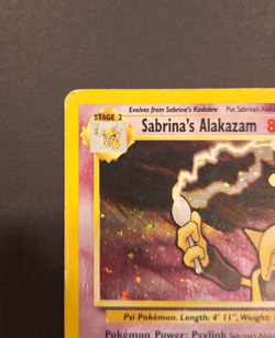 Sabrina's Alakazam 16/132 - Gym Challenge - Holo Rare *Swirl* - Pokemon TCG - HP - Image 2