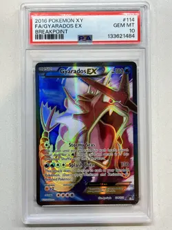PSA 10 Gyarados ex #114/122 - Breakpoint Pokemon TCG Card - Image 1