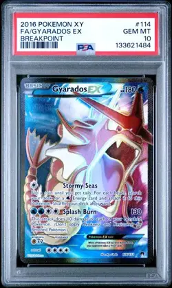 PSA 10 Gyarados ex #114/122 - Breakpoint Pokemon TCG Card - Image 5
