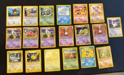 Pokemon Vintage Neo Genesis Uncommon Common - Lot of 19 - Image 1