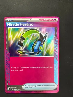 MIRACLE HEADSET 183/191 ACE SPEC RARE SURGING SPARKS POKEMON NM - Image 1