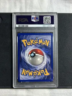 1999 POKEMON BASE SET UNLIMITED #7 HITMONCHAN HOLO PSA 8 - Image 2