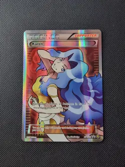 Pokemon Karen Full Art Promo - XY Premium Trainer Collection - XY177a - Image 1