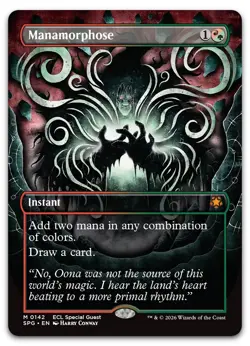 Manamorphose (Borderless) #142 (NM) Special Guests SPG Magic MTG - Image 1