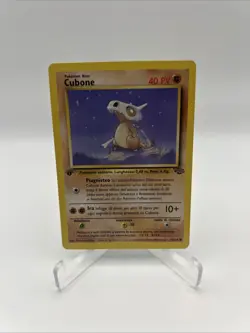 ITALIAN 50/64 Cubone Jungle Pokemon TCG 1st Edition NM/LP - Image 1