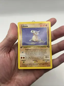 ITALIAN 50/64 Cubone Jungle Pokemon TCG 1st Edition NM/LP - Image 3