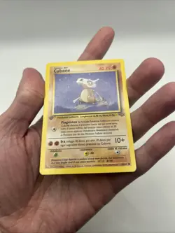 ITALIAN 50/64 Cubone Jungle Pokemon TCG 1st Edition NM/LP - Image 4
