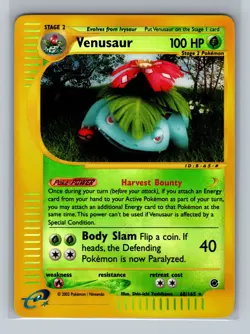Pokemon Card - Venusaur 68/165 - Expedition Base Set - Reverse Holo - Image 1