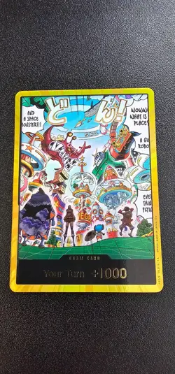 DON!! Card (Egghead) (Gold) The Azure Sea's Seven Foil OP14-EB04 - Near Mint - Image 1