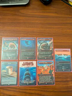 Magic MTG Jaws Secret Lair Non Foil - Opened Never Played Near Mint Condition - Image 1