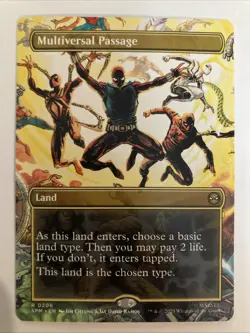 Multiversal Passage Borderless Marvel's Spider-Man Regular MTG 206 Magic NM - Image 1